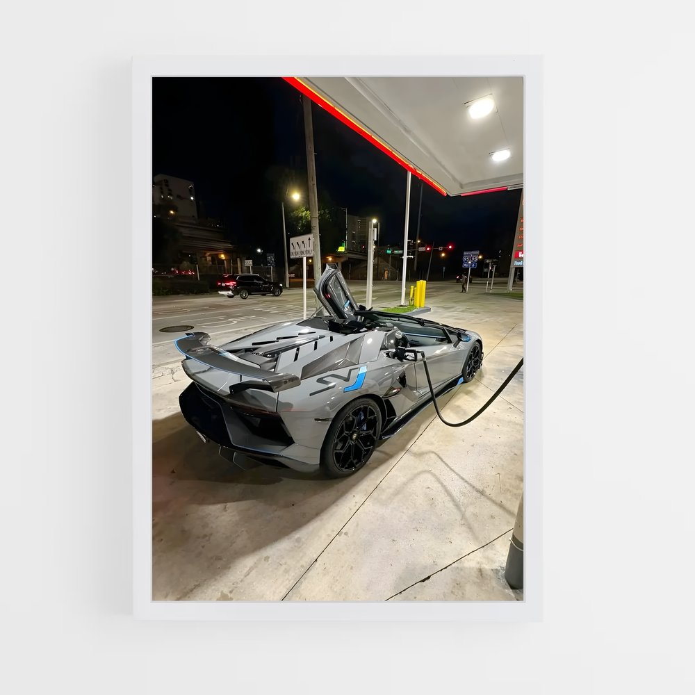 Poster Essence d'Aventador – affiche Lamborghini (vue 3)